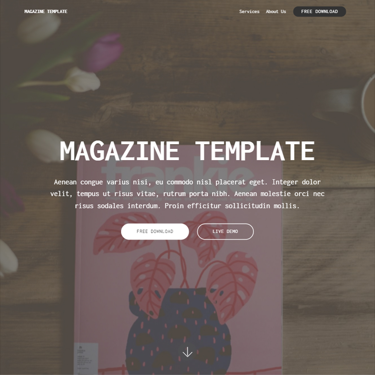 Responsive Bootstrap 4 Magazine Template – Free Download