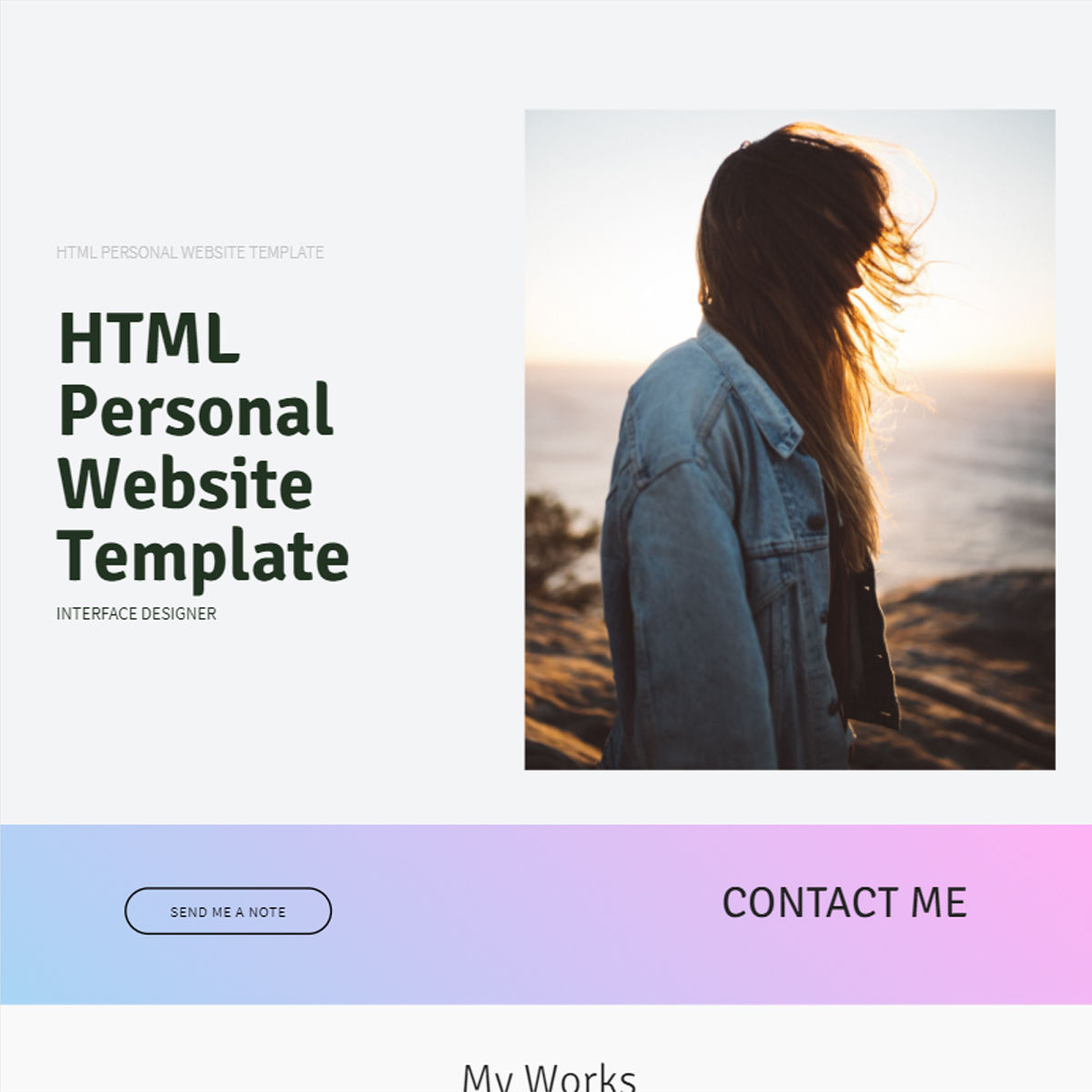 Bootstrap 4 HTML Personal Website Template – Free Download