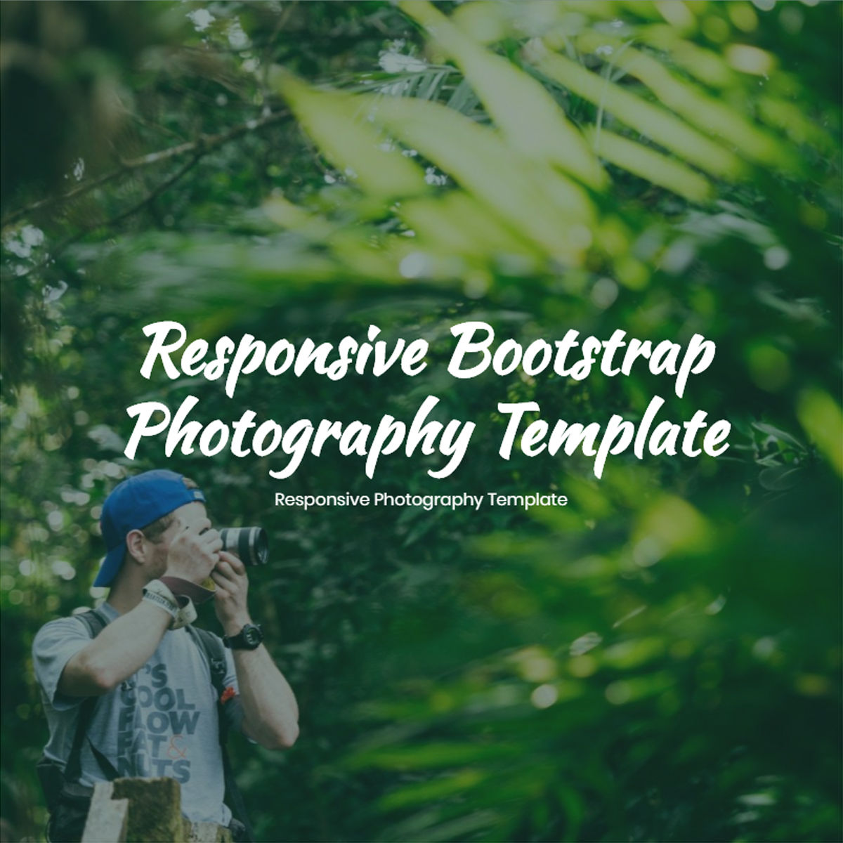 Bootstrap 4 HTML Photography Template – Free Download