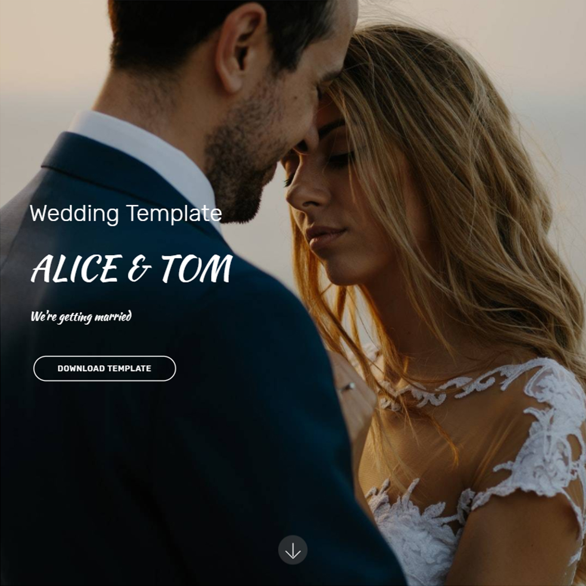 Bootstrap 4 HTML Wedding Template – Free Download