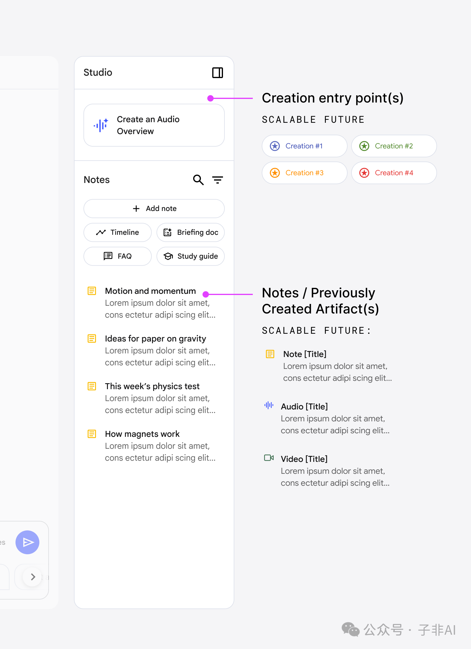 工作室面板特写